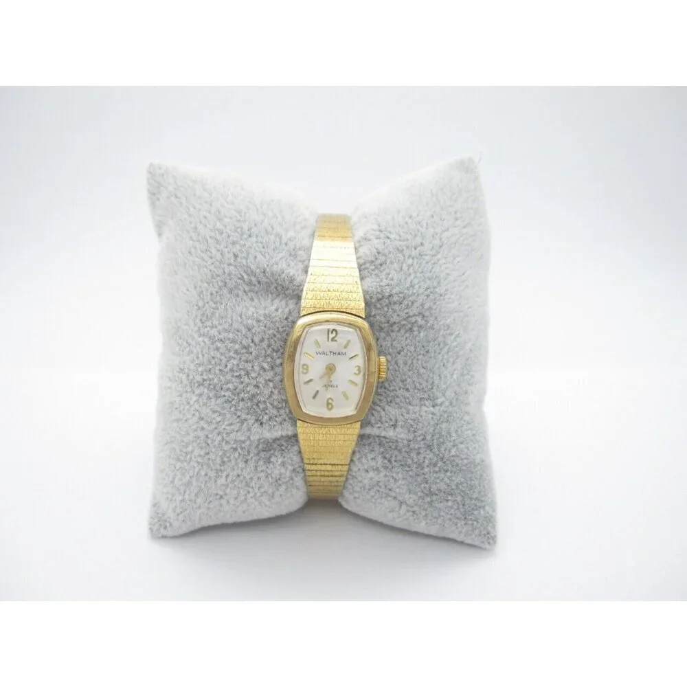 Women's Waltham Hand Wind Analog 18mm Dial Causal Round Watch (E146)